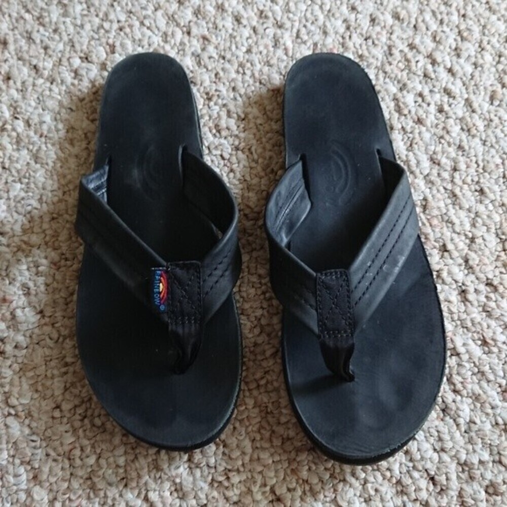 Rainbow The Catalina Single Layer Arch Support Premier Leather Tapered Strap sz8